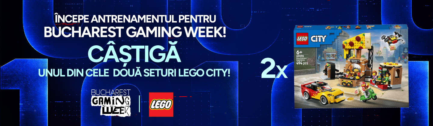 Concurs Bucharest Gaming Week x LEGO – câștigă unul din cele două seturi LEGO City